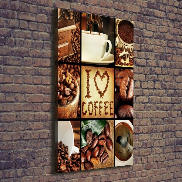 Canvas wall art Coffee collage