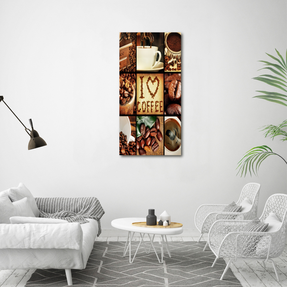 Canvas wall art Coffee collage