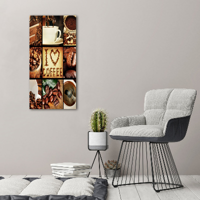 Canvas wall art Coffee collage