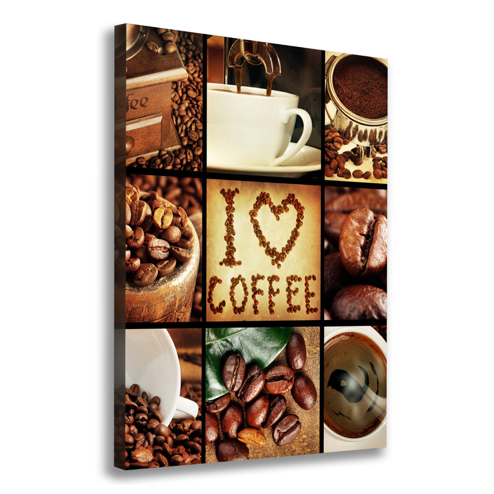 Canvas wall art Coffee collage