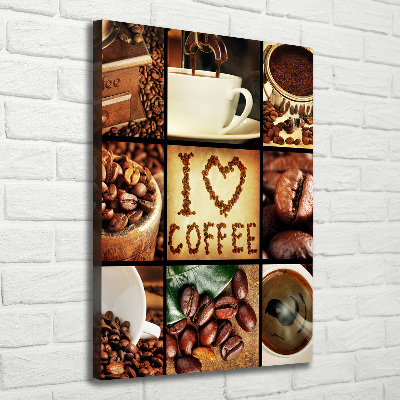 Canvas wall art Coffee collage