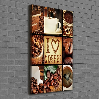 Canvas wall art Coffee collage