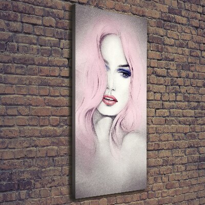 Canvas wall art Abstraction woman