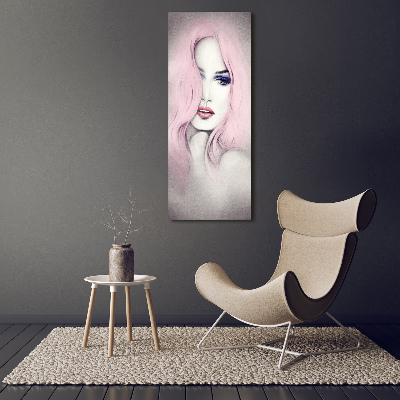 Canvas wall art Abstraction woman