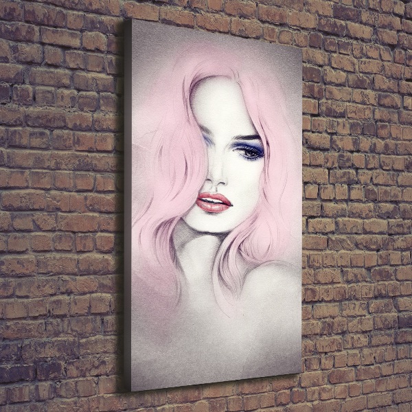 Canvas wall art Abstraction woman