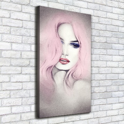 Canvas wall art Abstraction woman