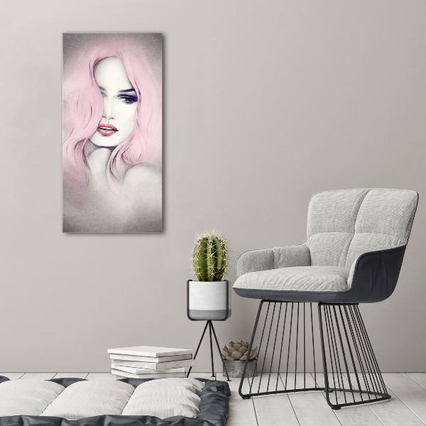 Canvas wall art Abstraction woman