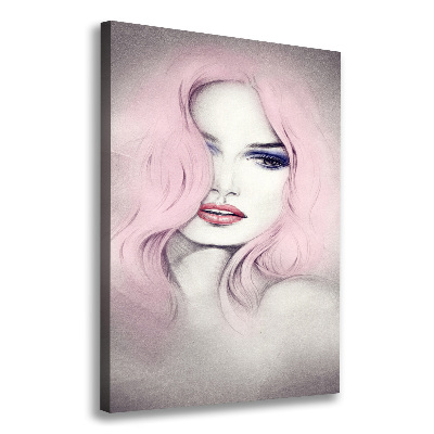 Canvas wall art Abstraction woman