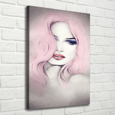 Canvas wall art Abstraction woman