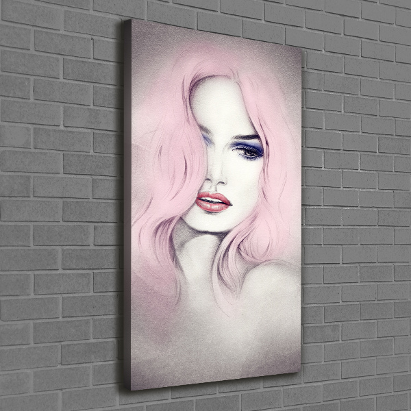 Canvas wall art Abstraction woman