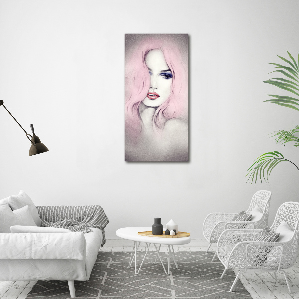 Canvas wall art Abstraction woman