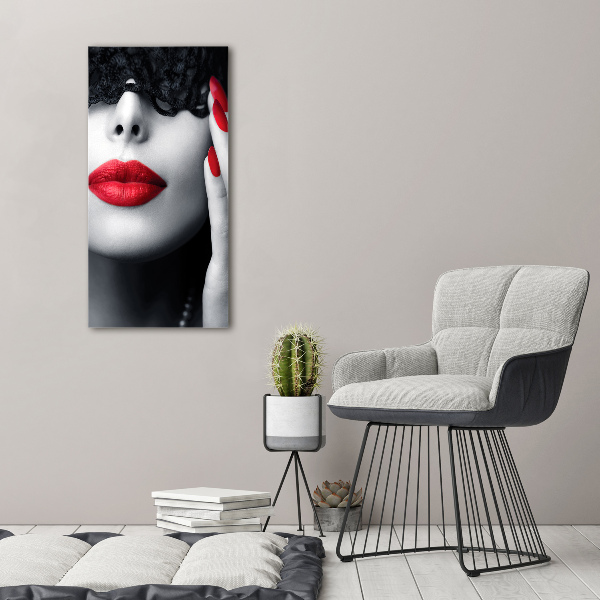 Canvas print Lace mask