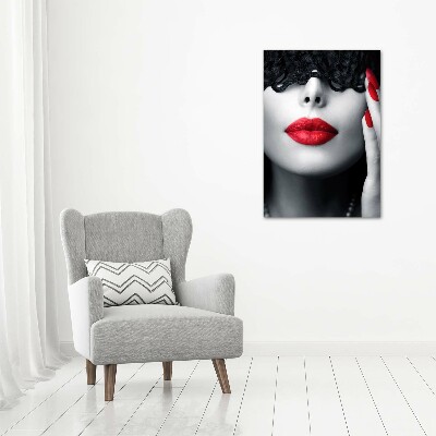 Canvas print Lace mask