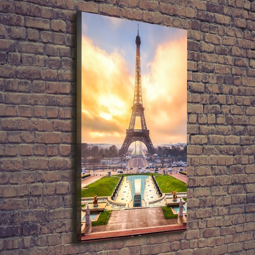 Canvas wall art Eiffel Paris tower