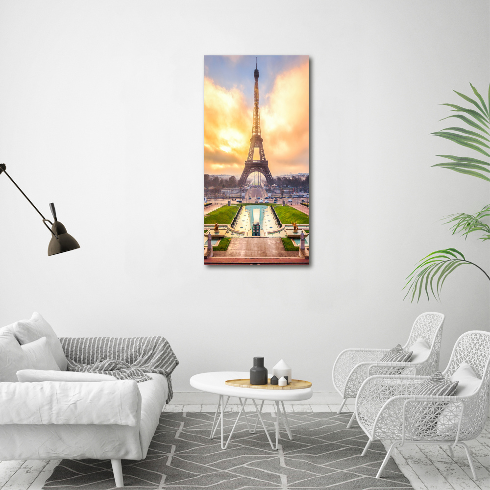 Canvas wall art Eiffel Paris tower