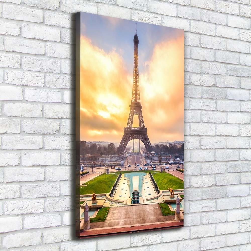 Canvas wall art Eiffel Paris tower