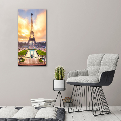 Canvas wall art Eiffel Paris tower