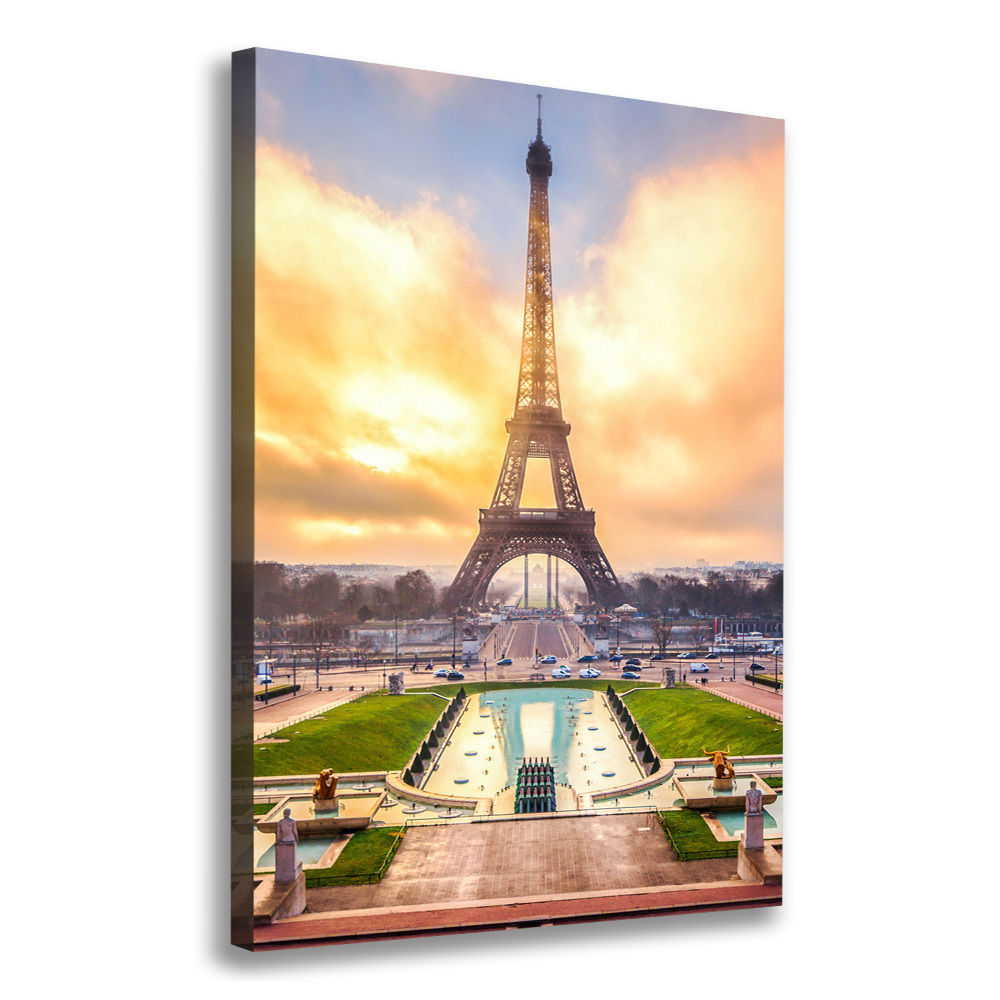 Canvas wall art Eiffel Paris tower