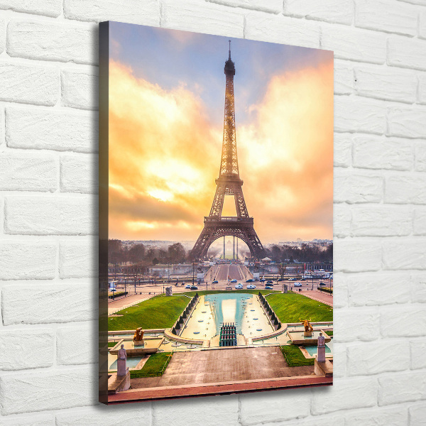 Canvas wall art Eiffel Paris tower