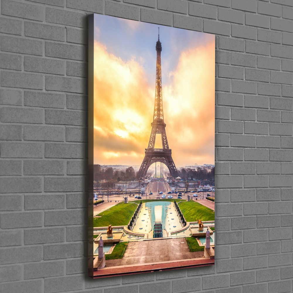 Canvas wall art Eiffel Paris tower