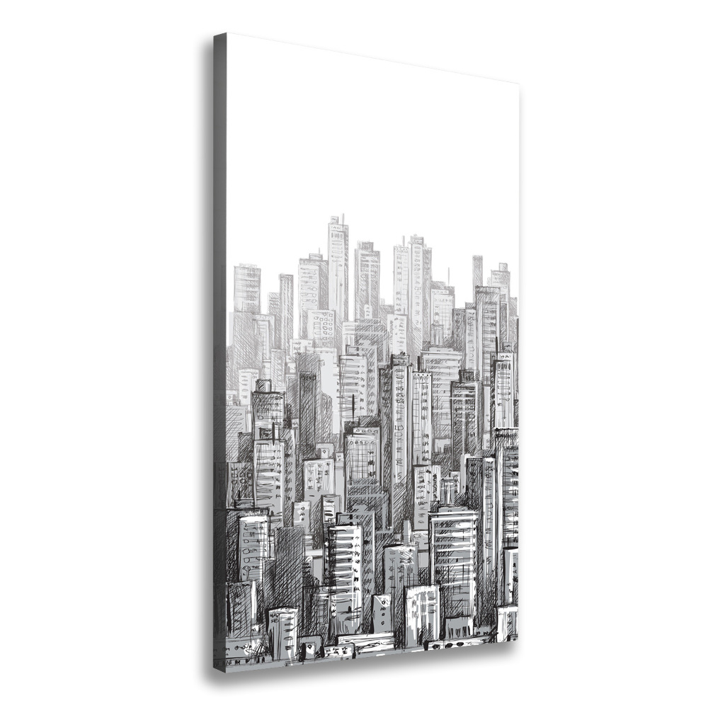 Canvas wall art Skyscrapers