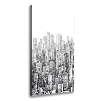 Canvas wall art Skyscrapers