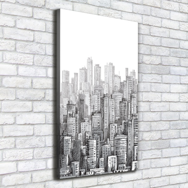 Canvas wall art Skyscrapers