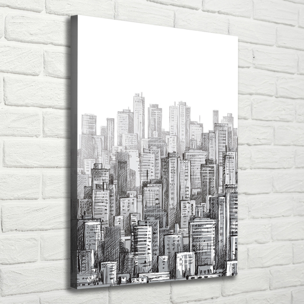 Canvas wall art Skyscrapers