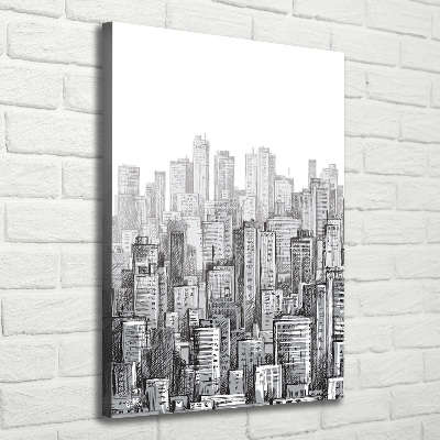 Canvas wall art Skyscrapers