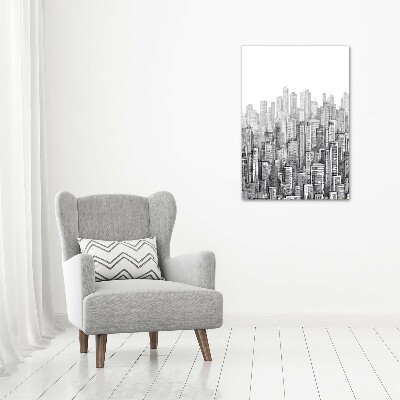 Canvas wall art Skyscrapers