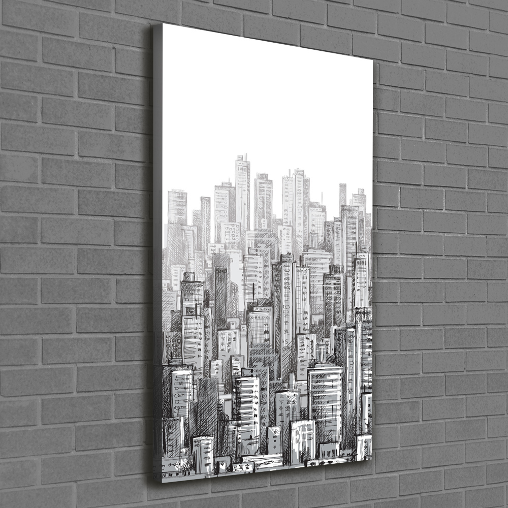 Canvas wall art Skyscrapers