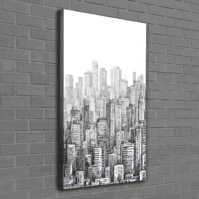 Canvas wall art Skyscrapers