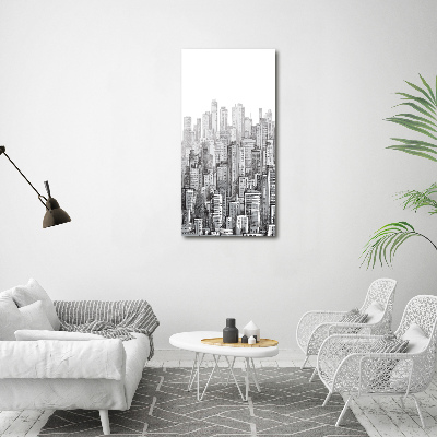 Canvas wall art Skyscrapers