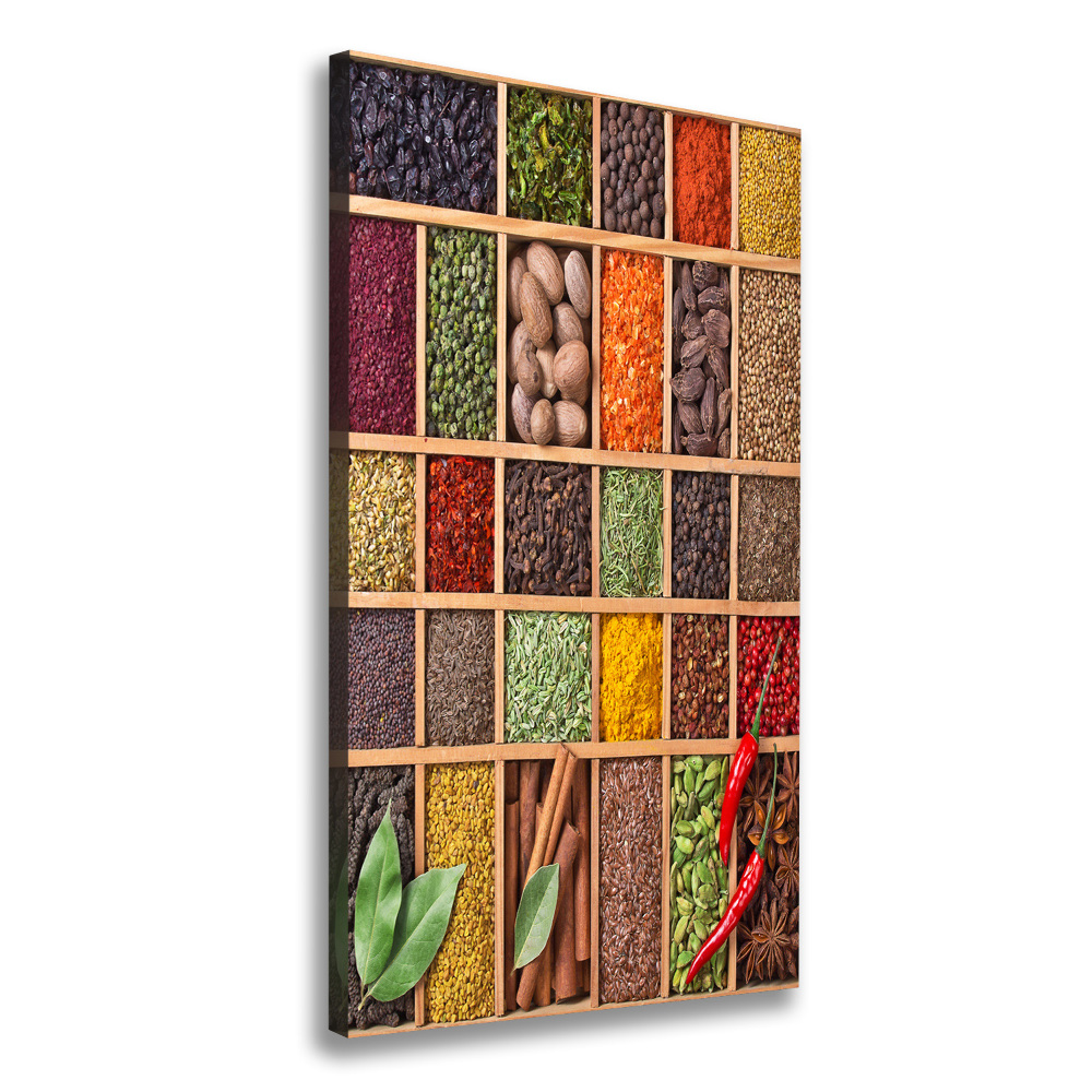 Canvas print Colorful spices