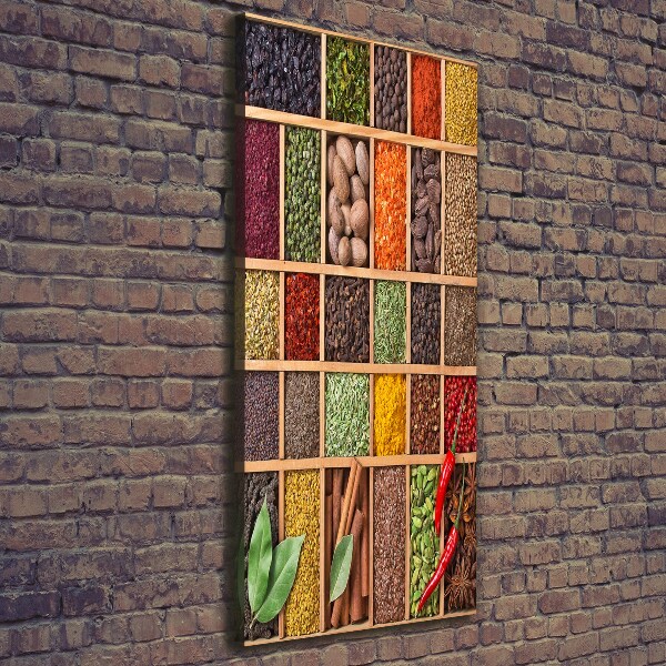 Canvas print Colorful spices