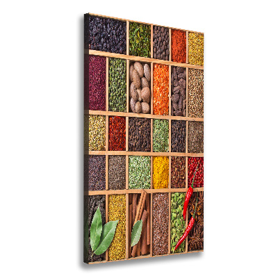 Canvas print Colorful spices