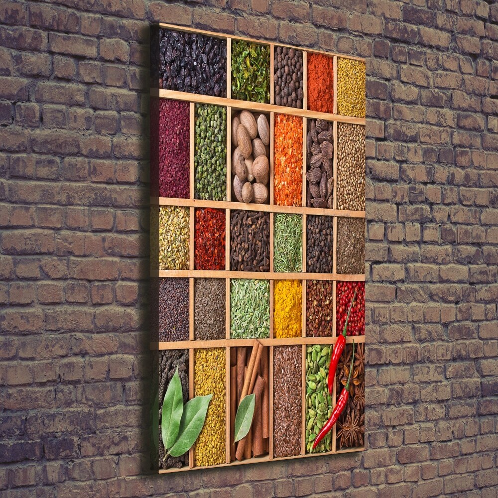 Canvas print Colorful spices