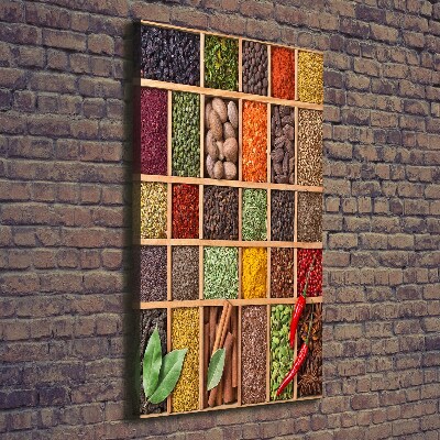 Canvas print Colorful spices