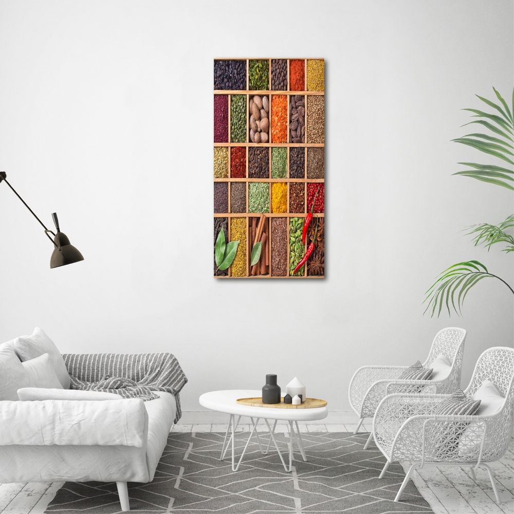 Canvas print Colorful spices