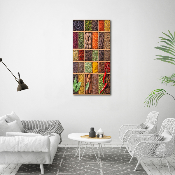 Canvas print Colorful spices