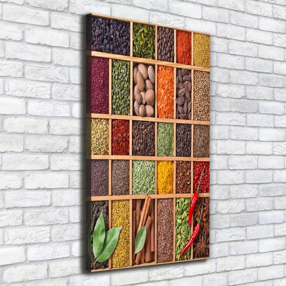 Canvas print Colorful spices