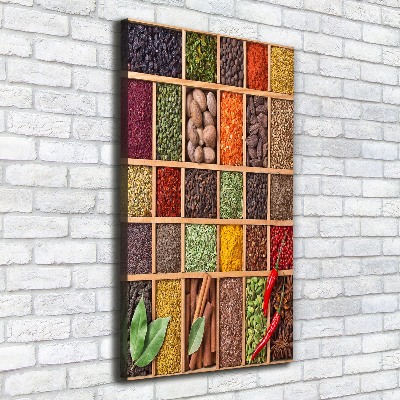 Canvas print Colorful spices