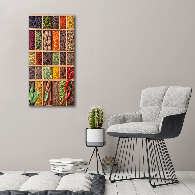 Canvas print Colorful spices