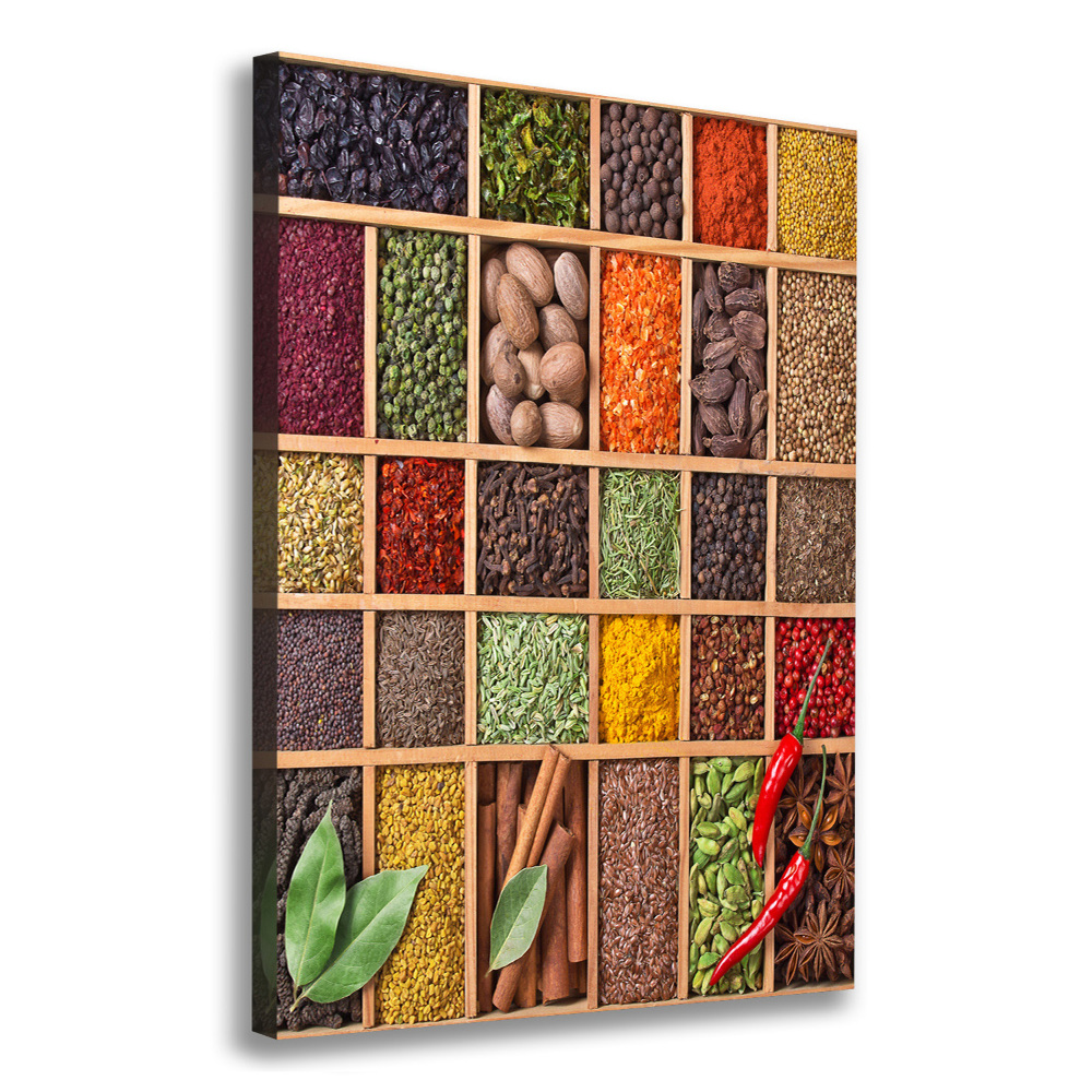 Canvas print Colorful spices