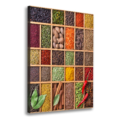 Canvas print Colorful spices