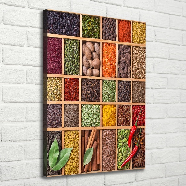 Canvas print Colorful spices