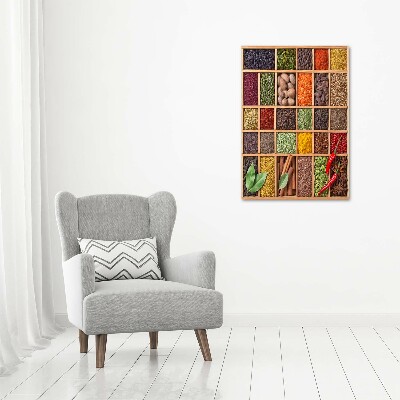 Canvas print Colorful spices