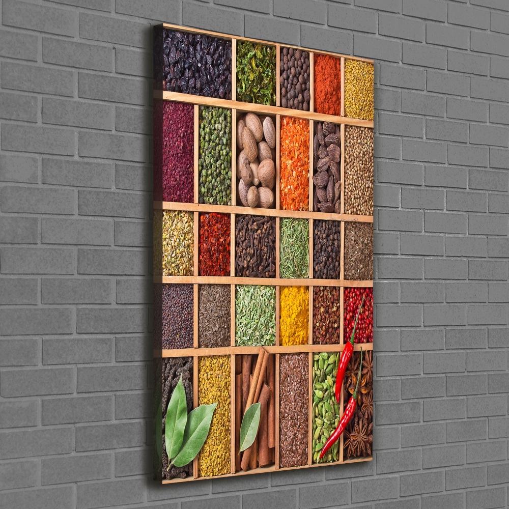 Canvas print Colorful spices