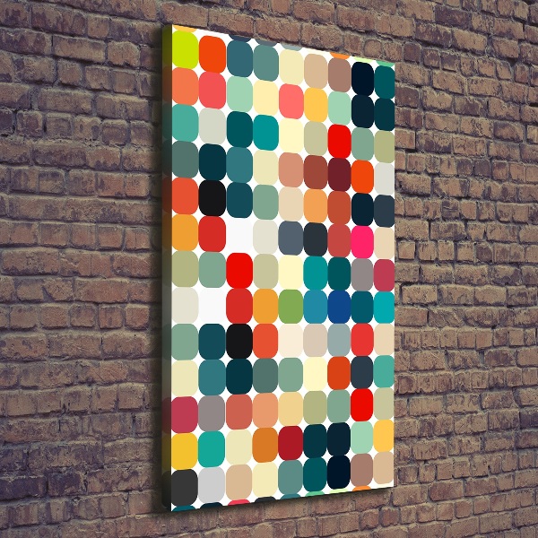 Picture canvas print Geometric background