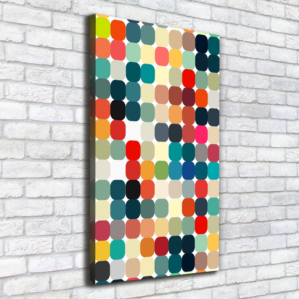 Picture canvas print Geometric background